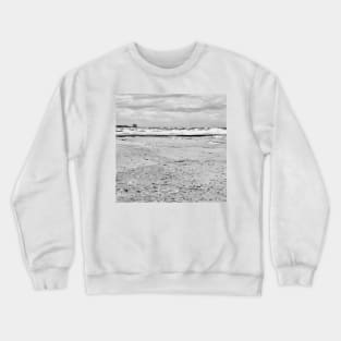 Beach dreamy black and white Crewneck Sweatshirt